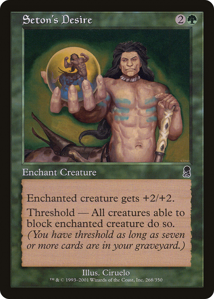 Seton's Desire (ODY-268) - Odyssey Foil - Premium MTG Single from Wizards of the Coast - Just $0.10! Shop now at Game Crave Tournament Store