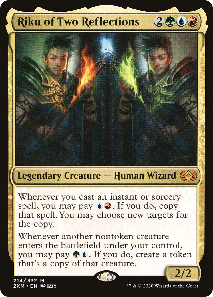 Riku of Two Reflections (2XM-214) - Double Masters - Premium MTG Single from Wizards of the Coast - Just $1.44! Shop now at Game Crave Tournament Store
