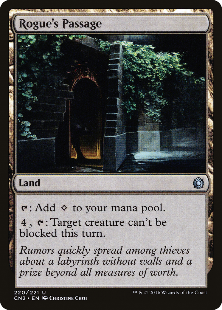 Rogue's Passage (CN2-220) - Conspiracy: Take the Crown Foil - Premium MTG Single from Wizards of the Coast - Just $3.52! Shop now at Game Crave Tournament Store