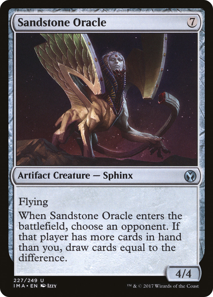 Sandstone Oracle (IMA-227) - Iconic Masters Foil - Premium MTG Single from Wizards of the Coast - Just $0.27! Shop now at Game Crave Tournament Store