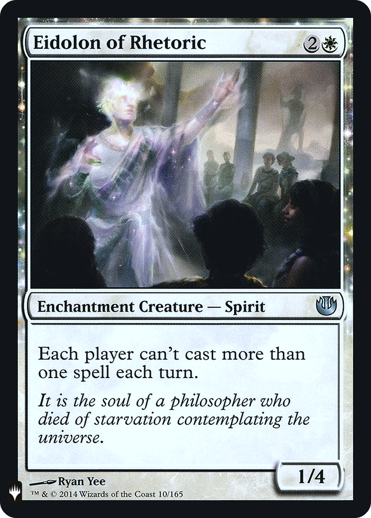 Eidolon of Rhetoric (FMB1-006) - Mystery Booster Retail Edition Foils: (nyxtouched) Foil - Premium MTG Single from Wizards of the Coast - Just $0.22! Shop now at Game Crave Tournament Store