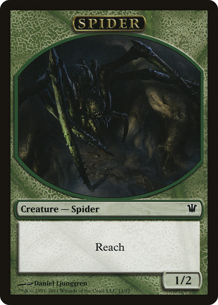 Spider (TISD-011) - Innistrad Tokens - Premium MTG Single from Wizards of the Coast - Just $0.08! Shop now at Game Crave Tournament Store