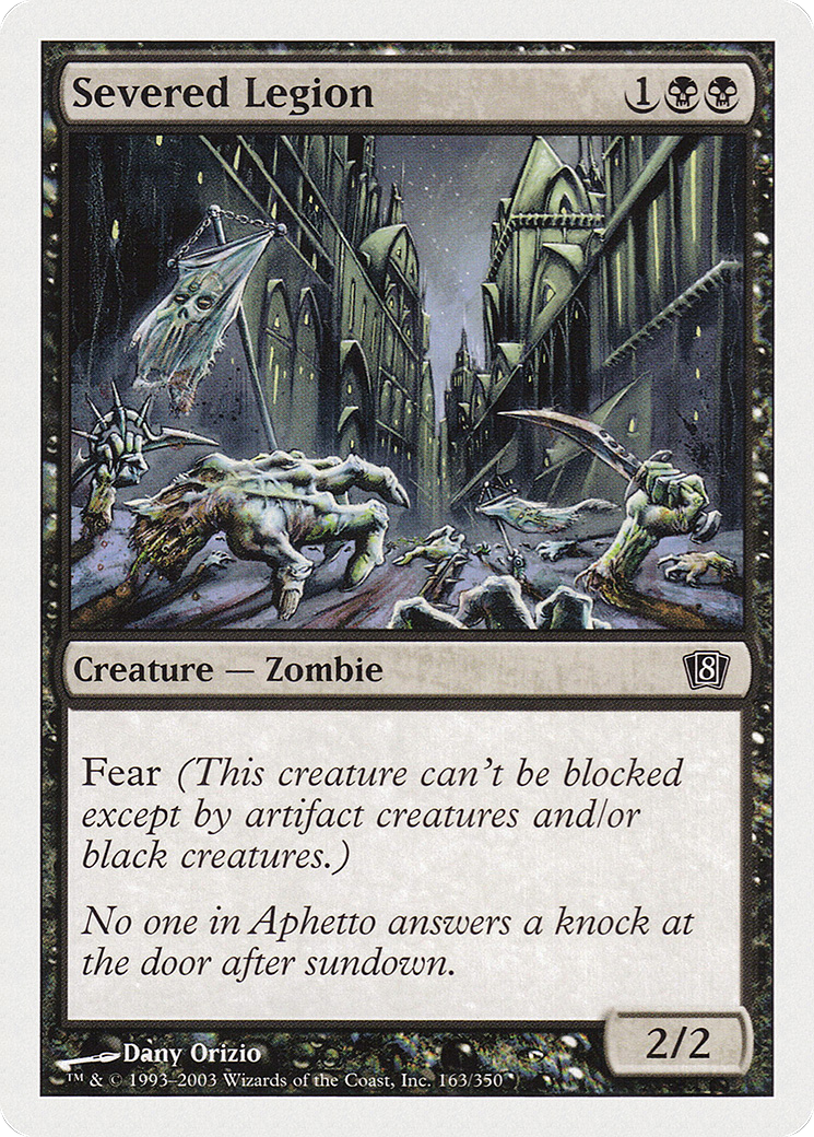 Severed Legion (8ED-163) - Eighth Edition - Premium MTG Single from Wizards of the Coast - Just $0.08! Shop now at Game Crave Tournament Store