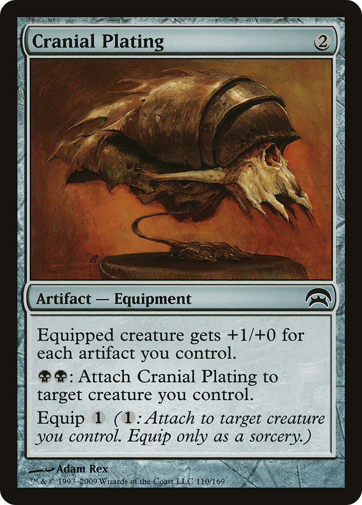 Cranial Plating (HOP-110) - Planechase - Premium MTG Single from Wizards of the Coast - Just $0.09! Shop now at Game Crave Tournament Store