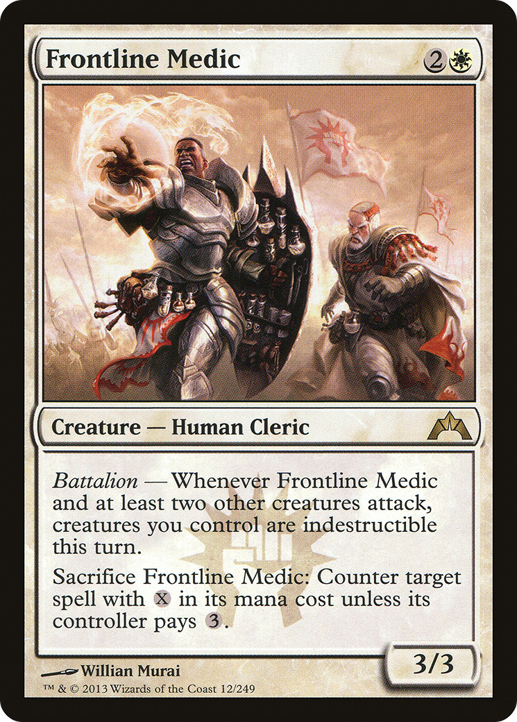Frontline Medic (GTC-012) - Gatecrash Foil - Premium MTG Single from Wizards of the Coast - Just $0.68! Shop now at Game Crave Tournament Store