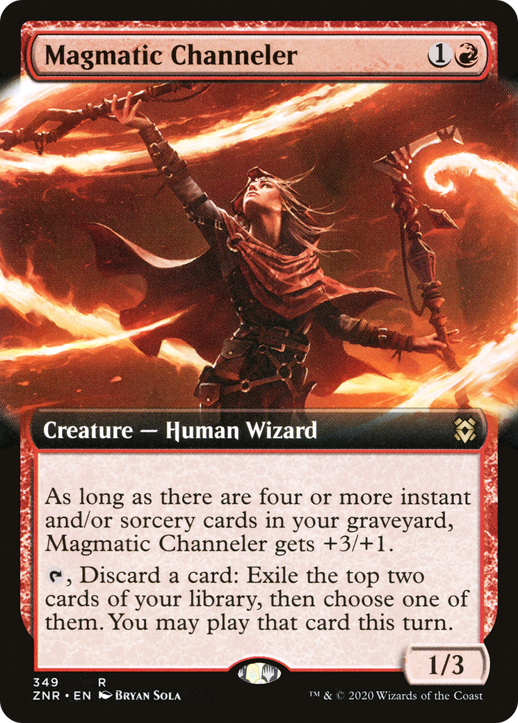 Magmatic Channeler (ZNR-349) - Zendikar Rising: (Extended Art) - Premium MTG Single from Wizards of the Coast - Just $0.08! Shop now at Game Crave Tournament Store
