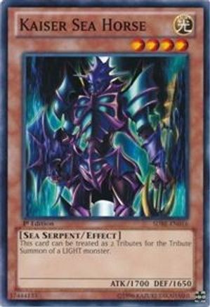 Kaiser Sea Horse (SDBE-EN016) - Structure Deck: Saga of Blue-Eyes White Dragon 1st Edition - Premium Yugioh Single from Konami - Just $0.25! Shop now at Game Crave Tournament Store