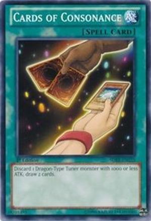 Cards of Consonance (SDBE-EN025) - Structure Deck: Saga of Blue-Eyes White Dragon 1st Edition - Premium Yugioh Single from Konami - Just $1.27! Shop now at Game Crave Tournament Store
