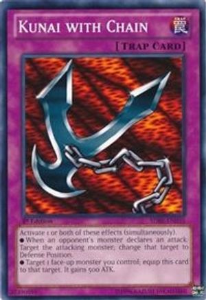 Kunai with Chain (SDBE-EN035) - Structure Deck: Saga of Blue-Eyes White Dragon 1st Edition - Premium Yugioh Single from Konami - Just $0.25! Shop now at Game Crave Tournament Store