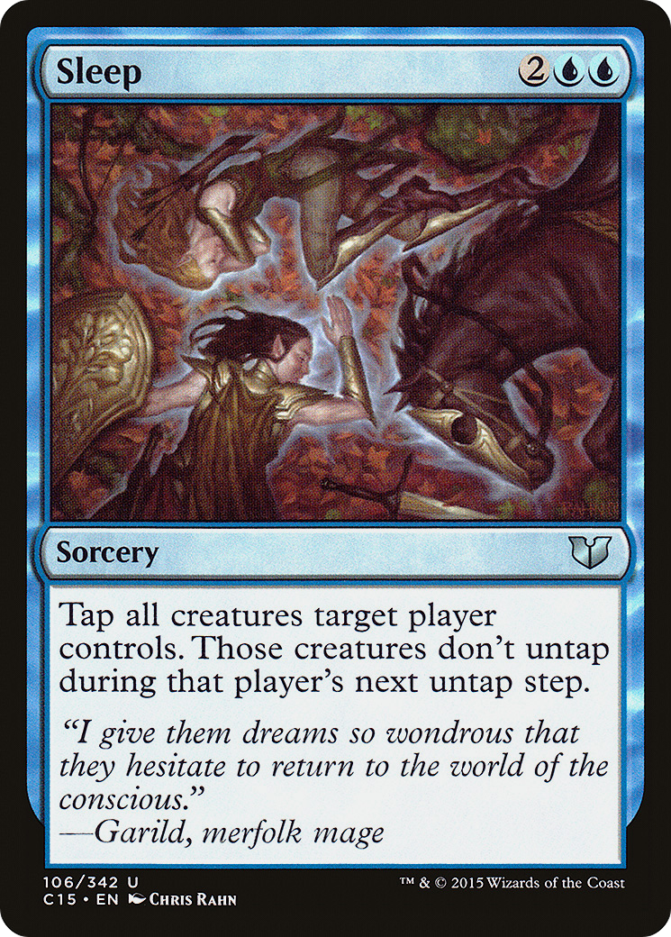 Sleep (C15-106) - Commander 2015 - Premium MTG Single from Wizards of the Coast - Just $0.08! Shop now at Game Crave Tournament Store