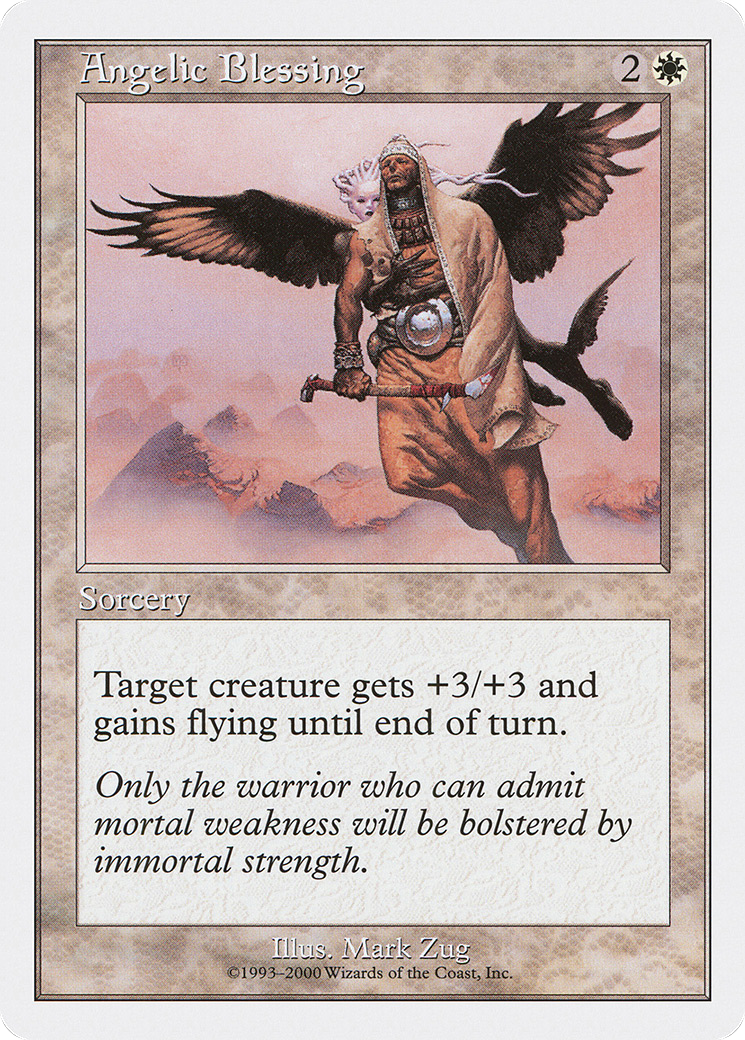 Angelic Blessing (S00-001) - Starter 2000 - Premium MTG Single from Wizards of the Coast - Just $0.25! Shop now at Game Crave Tournament Store