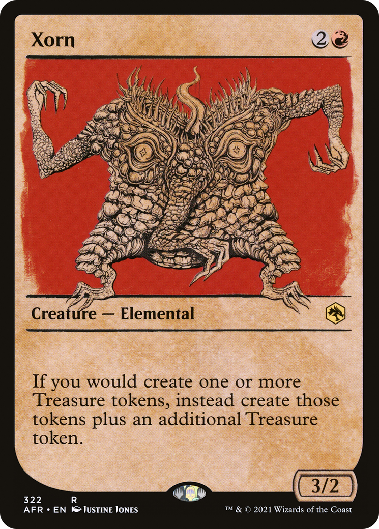 Xorn (AFR-322) - Adventures in the Forgotten Realms: (Showcase) - Premium MTG Single from Wizards of the Coast - Just $3.14! Shop now at Game Crave Tournament Store