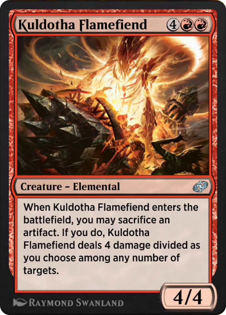 Kuldotha Flamefiend (J21-481) - Jumpstart: Historic Horizons - Premium MTG Single from Wizards of the Coast - Just $0! Shop now at Game Crave Tournament Store