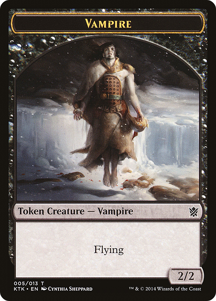 Vampire (TKTK-005) - Khans of Tarkir Tokens - Premium MTG Single from Wizards of the Coast - Just $0.47! Shop now at Game Crave Tournament Store