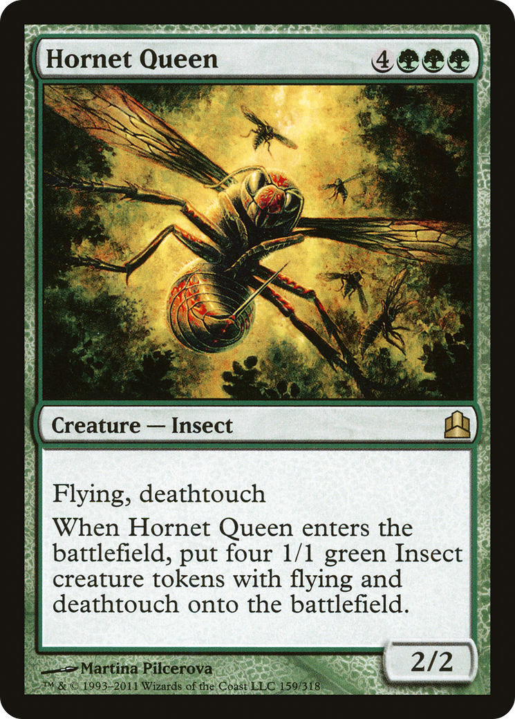Hornet Queen (CMD-159) - Commander 2011 - Premium MTG Single from Wizards of the Coast - Just $0.17! Shop now at Game Crave Tournament Store