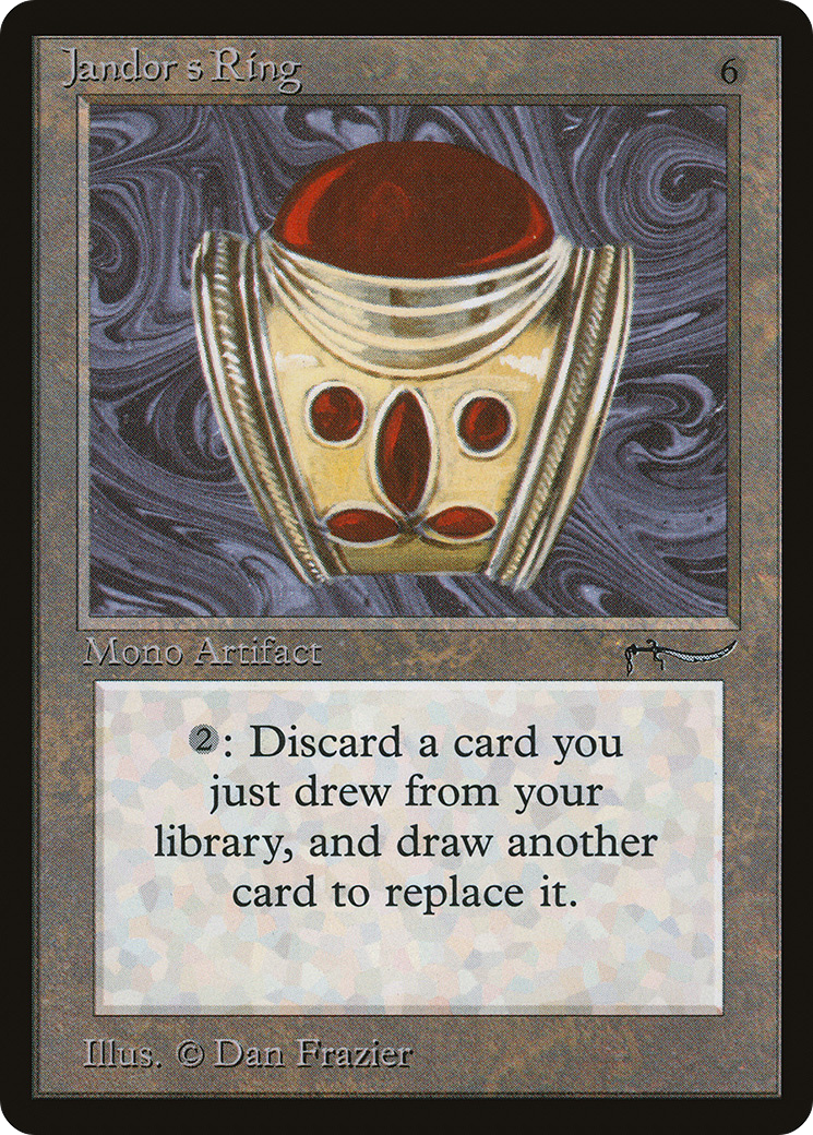 Jandor's Ring (ARN-064) - Arabian Nights - Premium MTG Single from Wizards of the Coast - Just $6.15! Shop now at Game Crave Tournament Store
