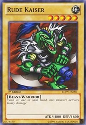 Rude Kaiser (LCJW-EN004) - Legendary Collection 4: Joey's World 1st Edition - Premium Yugioh Single from Konami - Just $0.75! Shop now at Game Crave Tournament Store