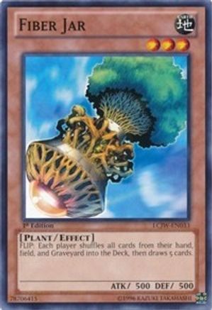 Fiber Jar (LCJW-EN033) - Legendary Collection 4: Joey's World 1st Edition - Premium Yugioh Single from Konami - Just $4.44! Shop now at Game Crave Tournament Store