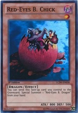 Red-Eyes B. Chick (LCJW-EN038) - Legendary Collection 4: Joey's World 1st Edition - Premium Yugioh Single from Konami - Just $2.69! Shop now at Game Crave Tournament Store