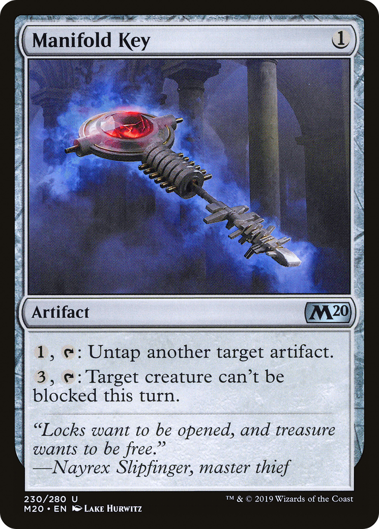 Manifold Key (M20-230) - Core Set 2020 - Premium MTG Single from Wizards of the Coast - Just $0.23! Shop now at Game Crave Tournament Store