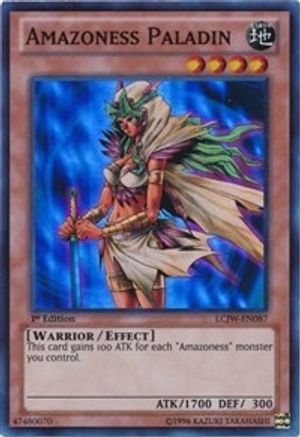 Amazoness Paladin (LCJW-EN087) - Legendary Collection 4: Joey's World 1st Edition - Premium Yugioh Single from Konami - Just $0.38! Shop now at Game Crave Tournament Store