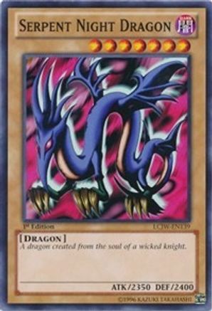 Serpent Night Dragon (LCJW-EN139) - Legendary Collection 4: Joey's World 1st Edition - Premium Yugioh Single from Konami - Just $0.85! Shop now at Game Crave Tournament Store