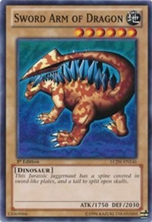 Sword Arm of Dragon (LCJW-EN146) - Legendary Collection 4: Joey's World 1st Edition - Premium Yugioh Single from Konami - Just $7.87! Shop now at Game Crave Tournament Store