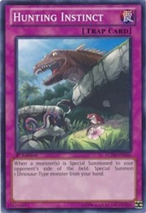 Hunting Instinct (LCJW-EN166) - Legendary Collection 4: Joey's World 1st Edition - Premium Yugioh Single from Konami - Just $0.80! Shop now at Game Crave Tournament Store