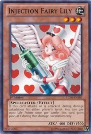 Injection Fairy Lily (LCJW-EN280) - Legendary Collection 4: Joey's World 1st Edition - Premium Yugioh Single from Konami - Just $0.61! Shop now at Game Crave Tournament Store