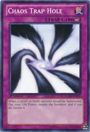 Chaos Trap Hole (LCJW-EN278) - Legendary Collection 4: Joey's World 1st Edition - Premium Yugioh Single from Konami - Just $0.26! Shop now at Game Crave Tournament Store
