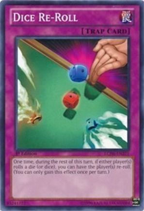 Dice Re-Roll (LCJW-EN271) - Legendary Collection 4: Joey's World 1st Edition - Premium Yugioh Single from Konami - Just $1.02! Shop now at Game Crave Tournament Store
