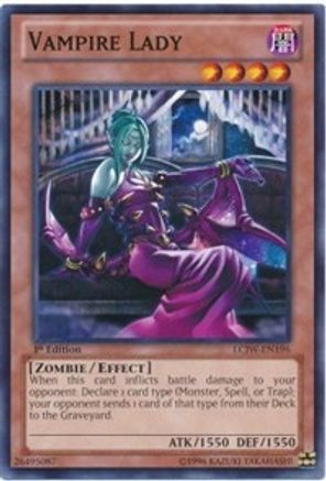 Vampire Lady (LCJW-EN196) - Legendary Collection 4: Joey's World 1st Edition - Premium Yugioh Single from Konami - Just $0.46! Shop now at Game Crave Tournament Store