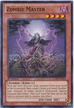 Zombie Master (LCJW-EN202) - Legendary Collection 4: Joey's World 1st Edition - Premium Yugioh Single from Konami - Just $0.51! Shop now at Game Crave Tournament Store