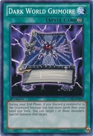 Dark World Grimoire (LCJW-EN252) - Legendary Collection 4: Joey's World 1st Edition - Premium Yugioh Single from Konami - Just $0.26! Shop now at Game Crave Tournament Store