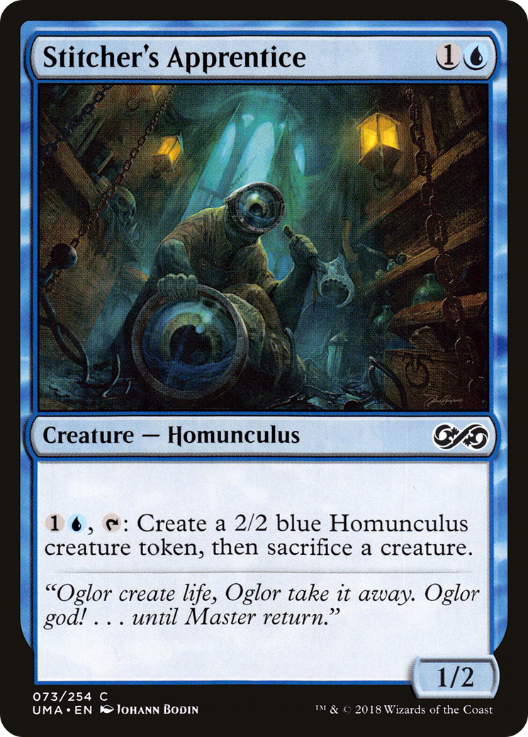 Stitcher's Apprentice (UMA-073) - Ultimate Masters Foil - Premium MTG Single from Wizards of the Coast - Just $0.25! Shop now at Game Crave Tournament Store