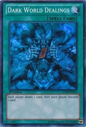 Dark World Dealings (LCJW-EN251) - Legendary Collection 4: Joey's World 1st Edition - Premium Yugioh Single from Konami - Just $0.82! Shop now at Game Crave Tournament Store