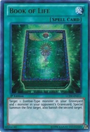 Book of Life (LCJW-EN211) - Legendary Collection 4: Joey's World 1st Edition - Premium Yugioh Single from Konami - Just $3.12! Shop now at Game Crave Tournament Store