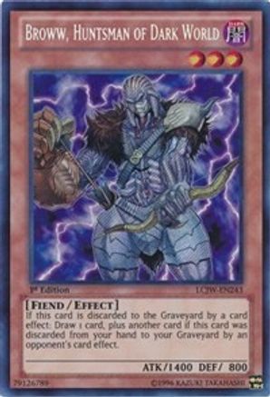 Broww, Huntsman of Dark World (LCJW-EN243) - Legendary Collection 4: Joey's World 1st Edition - Premium Yugioh Single from Konami - Just $3.94! Shop now at Game Crave Tournament Store