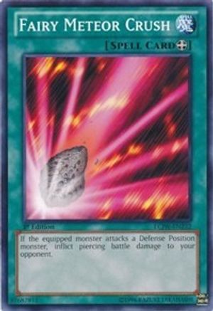 Fairy Meteor Crush (LCJW-EN232) - Legendary Collection 4: Joey's World 1st Edition - Premium Yugioh Single from Konami - Just $0.13! Shop now at Game Crave Tournament Store