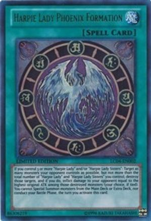 Harpie Lady Phoenix Formation (LC04-EN002) - Legendary Collection 4: Joey's World Limited - Premium Yugioh Single from Konami - Just $0.25! Shop now at Game Crave Tournament Store