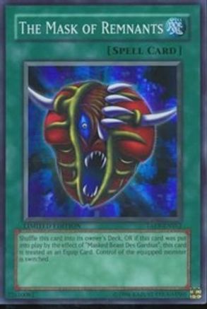 The Mask of Remnants (TAEV-ENSE2) - Tactical Evolution: Special Edition Limited - Premium Yugioh Single from Konami - Just $0.74! Shop now at Game Crave Tournament Store