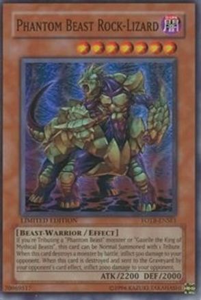 Phantom Beast Rock-Lizard (FOTB-ENSE1) - Force of the Breaker Limited - Premium Yugioh Single from Konami - Just $0.26! Shop now at Game Crave Tournament Store