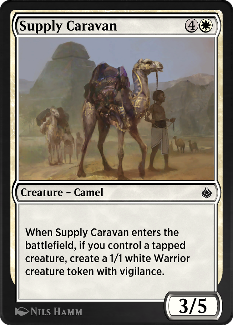 Supply Caravan (AKR-039) - Amonkhet Remastered - Premium MTG Single from Wizards of the Coast - Just $0! Shop now at Game Crave Tournament Store