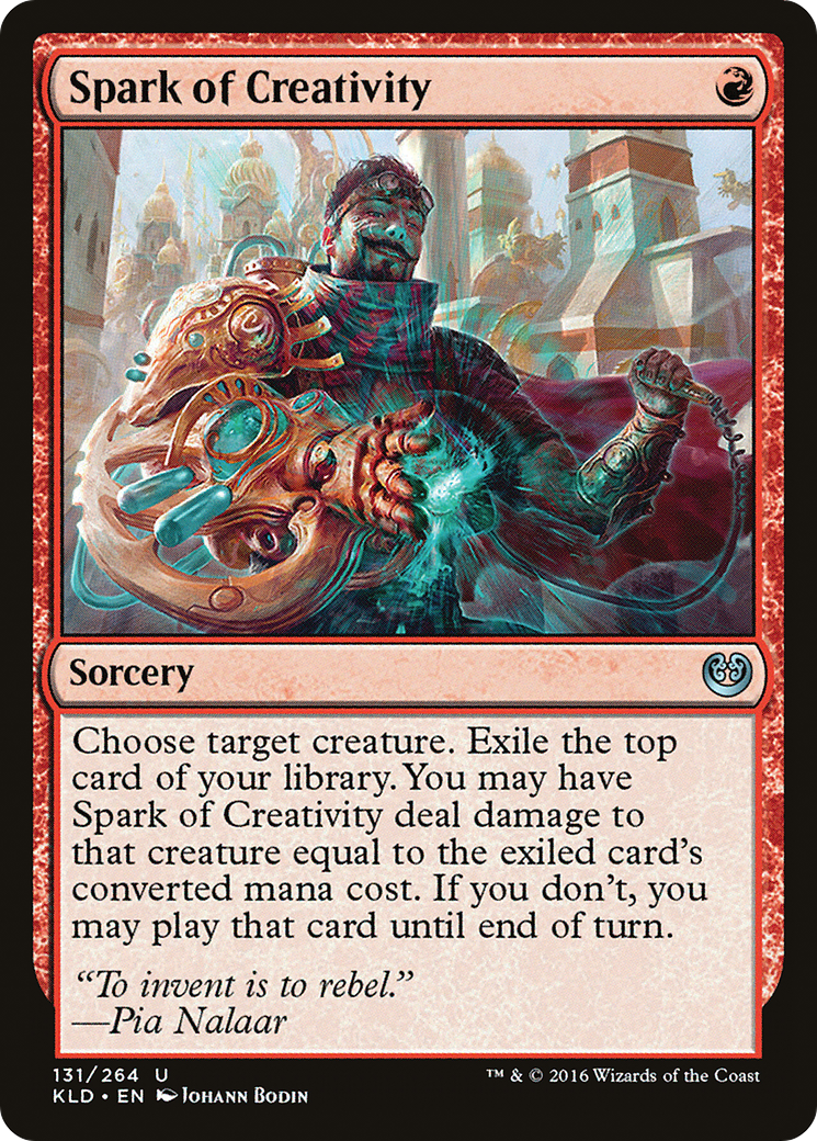 Spark of Creativity (KLD-131) - Kaladesh - Premium MTG Single from Wizards of the Coast - Just $0.08! Shop now at Game Crave Tournament Store