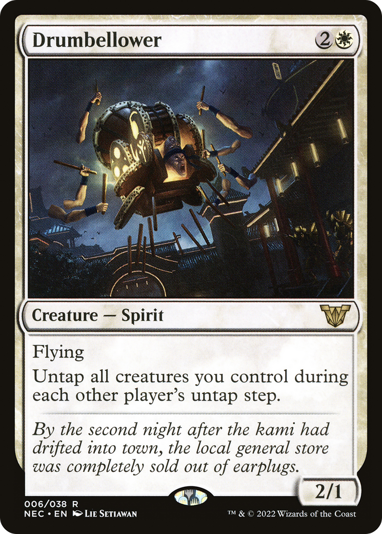 Drumbellower (NEC-006) - Neon Dynasty Commander - Premium MTG Single from Wizards of the Coast - Just $5.70! Shop now at Game Crave Tournament Store