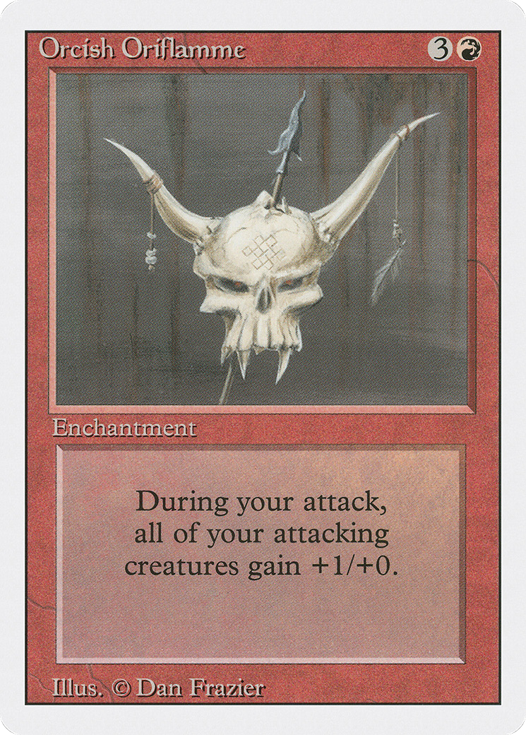 Orcish Oriflamme (3ED-169) - Revised Edition - Premium MTG Single from Wizards of the Coast - Just $0.08! Shop now at Game Crave Tournament Store