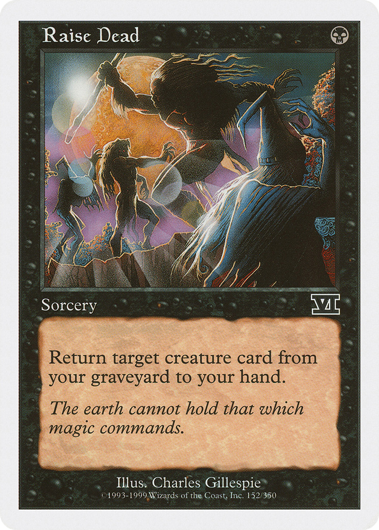 Raise Dead (6ED-152) - Classic Sixth Edition - Premium MTG Single from Wizards of the Coast - Just $0.08! Shop now at Game Crave Tournament Store