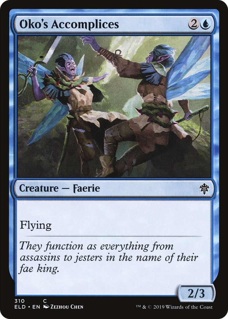 Oko's Accomplices (ELD-310) - Throne of Eldraine - Premium MTG Single from Wizards of the Coast - Just $0.08! Shop now at Game Crave Tournament Store