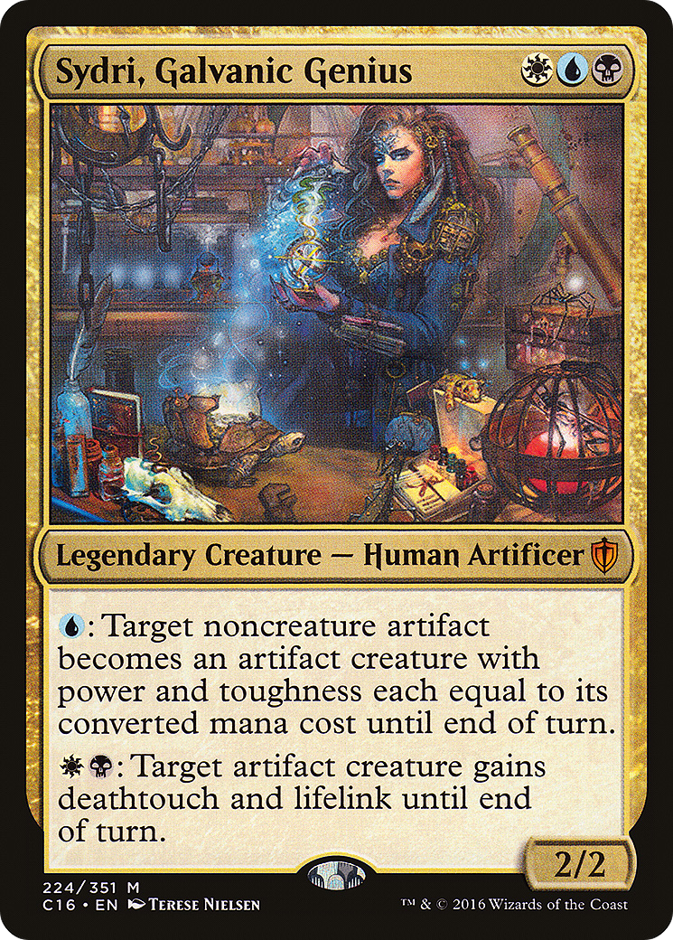 Sydri, Galvanic Genius (C16-224) - Commander 2016 - Premium MTG Single from Wizards of the Coast - Just $0.25! Shop now at Game Crave Tournament Store
