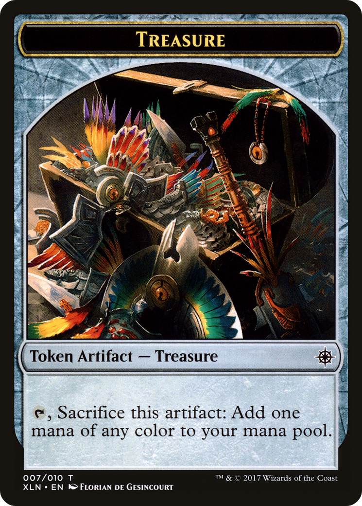 Treasure (TXLN-007) - Ixalan Tokens - Premium MTG Single from Wizards of the Coast - Just $0.25! Shop now at Game Crave Tournament Store